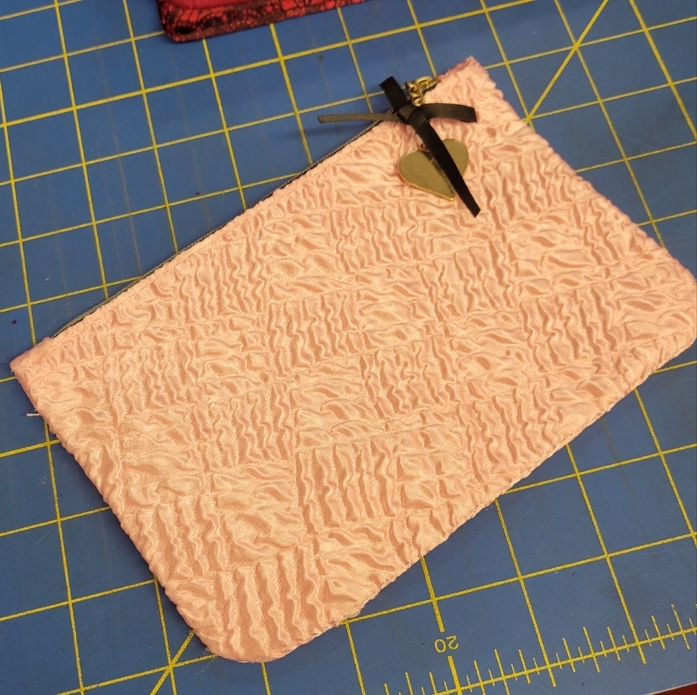 Textured Pink Fabric Swatch